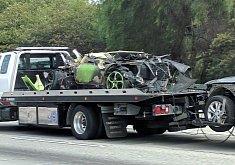 Toasted Lamborghini Murcielago Taken To Its Grave after Newport Beach Crash