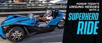 Today's Heroes Drive a Polaris Slingshot for Free