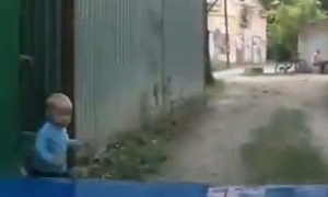 Toddler Gets Saved at the Very Last Second
