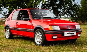 Tolman Edition Peugeot 205 GTi Is a Pricey Restomodded Take On the Classic Hot Hatch