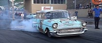 Tom Bailey's Beat-Up 1957 Chevy Wagon Returns to the Drag Strip, Runs 9s