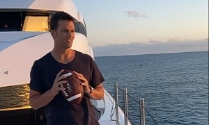 Tom Brady Stays in Shape Even During Vacation, Works Out on Madsummer Yacht