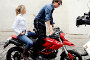 Tom Cruise and Cameron Diaz Hop On a Ducati Hypermotard
