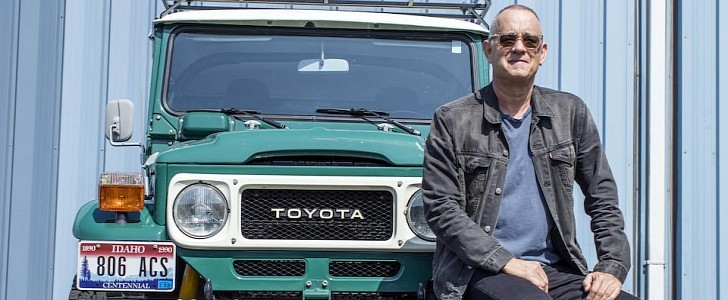Tom Hanks' custom 1980 Toyota FJ40 Land Cruiser is looking for a new owner, will sell at auction