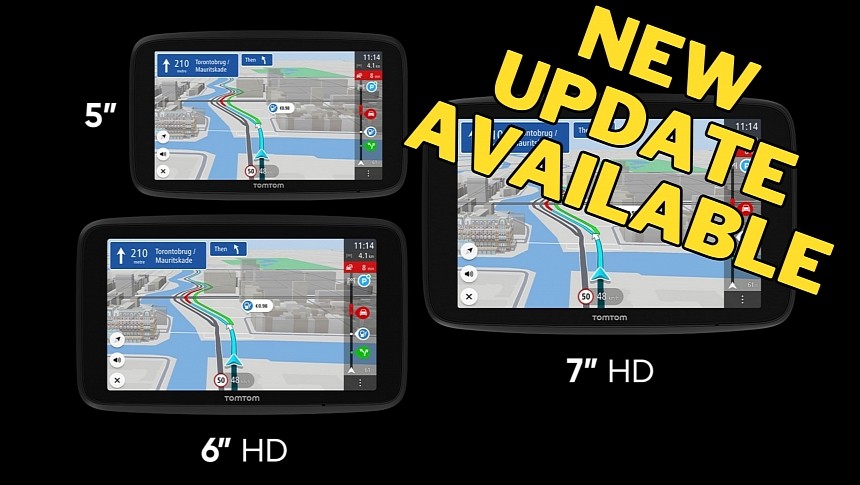 The new update is now live for TomTom navigators