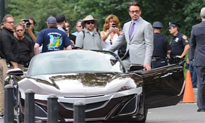 Tony Stark Swaps Audi R8 for Acura Sportscar Concept in Avengers