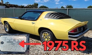Too Rare to Pass: 1975 Chevrolet Camaro Rally Sport With 15K Miles, Z85 Fender Tag