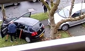 Tool Thief Crashes Getaway Car, is Confronted by His Victim in Hilarious Video