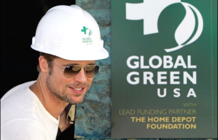 Brad Pitt is among those who advocate for a better environment yet drive petrol monsters