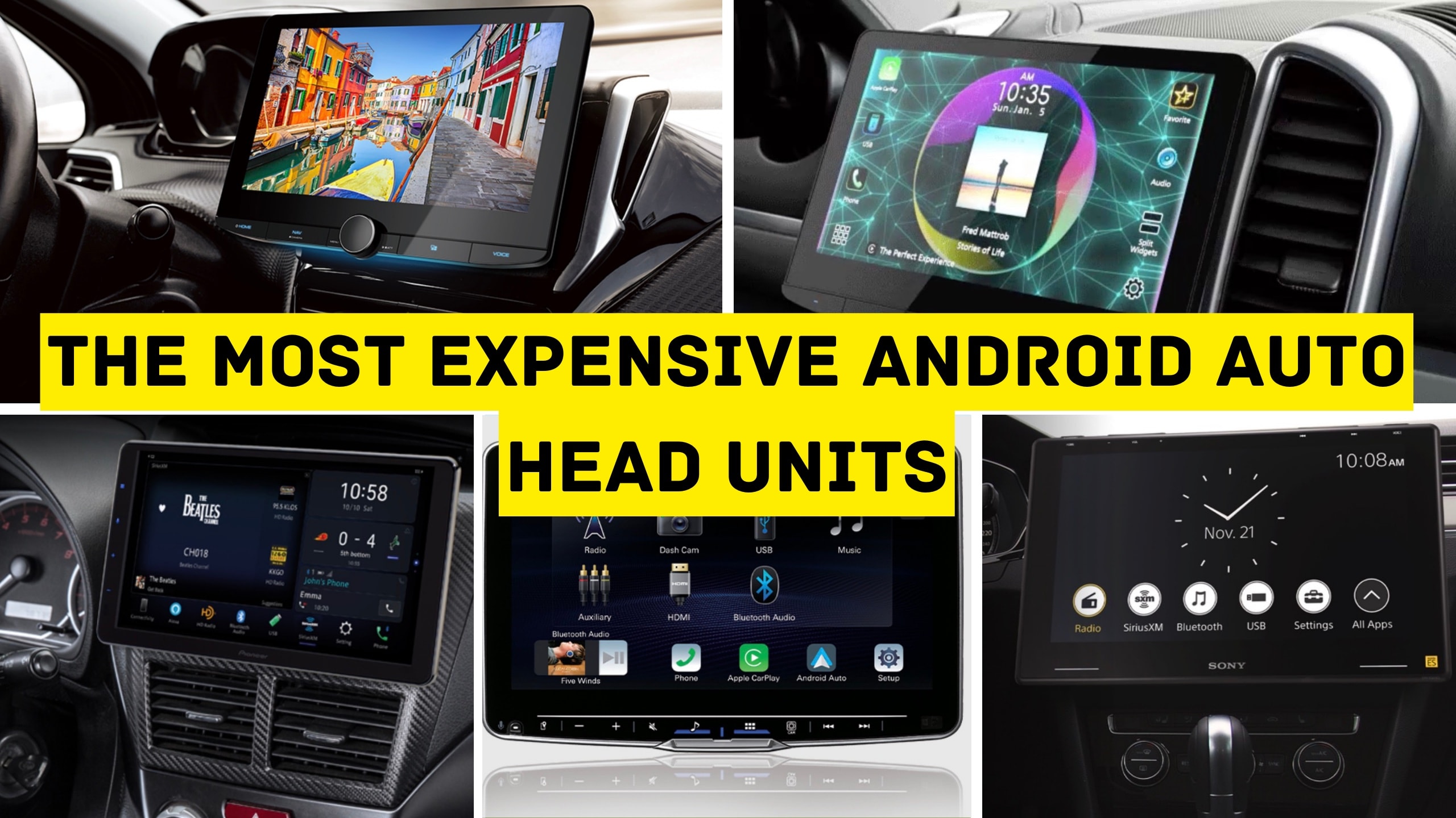 Top 5 Premium Android Auto Head Units autoevolution