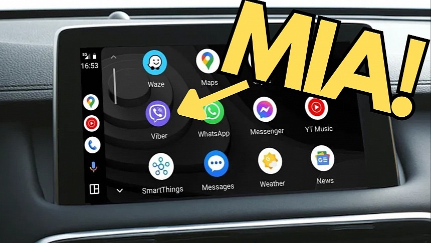 Viber is no longer available on Android Auto