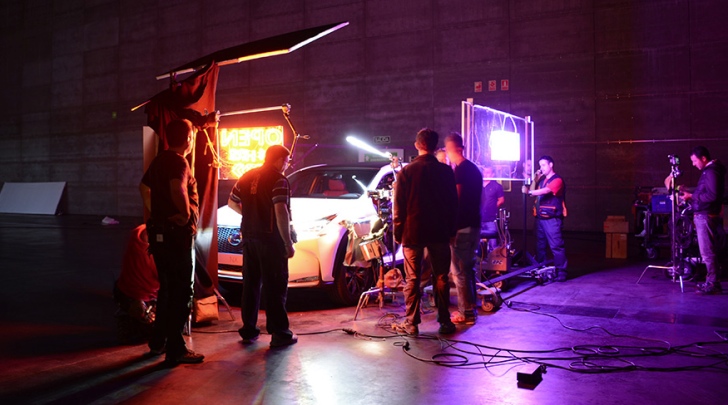 Lexus NX commercial shooting