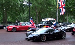 Top Gear Filming Best of British: Jaguar F-Type, McLaren P1, Aston One-77