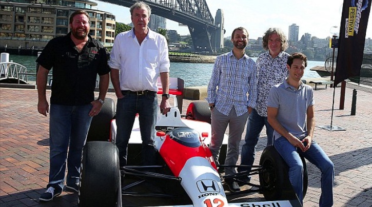 Top Gear Hosts and McLaren Honda