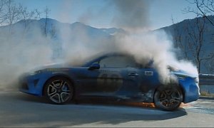 Top Gear Releases Alpine A110 Fire Video, Stig Hot Lap