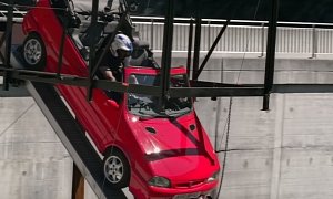 Top Gear Returns With Craziest Stunt: Freddie Flintoff Doing a Car Bungee Jump