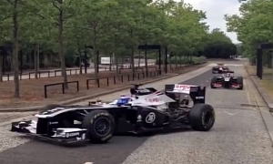 Top Gear Spotted Driving 3 Formula One Cars on the Road