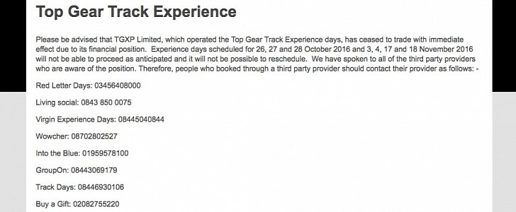 Top Gear Track Experience