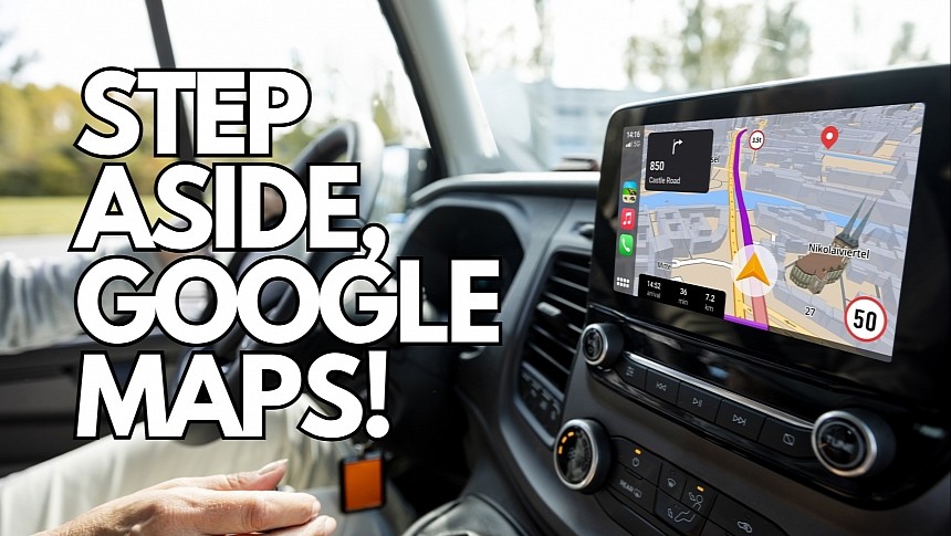 Sygic's truck navigation on CarPlay