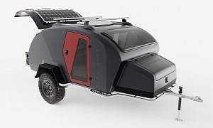 Topo2 Camper Trailer Can Go Through the Wildest Off-Road Adventure