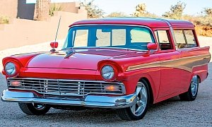 Torch Red 1957 Ranch Is How Ford Should Have Made the 300 Few Still Remember