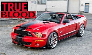 Torch Red 2008 Ford Mustang Shelby GT500 Super Snake Convertible Is a Modern Collectible
