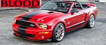 Torch Red 2008 Ford Mustang Shelby GT500 Super Snake Convertible Is a Modern Collectible
