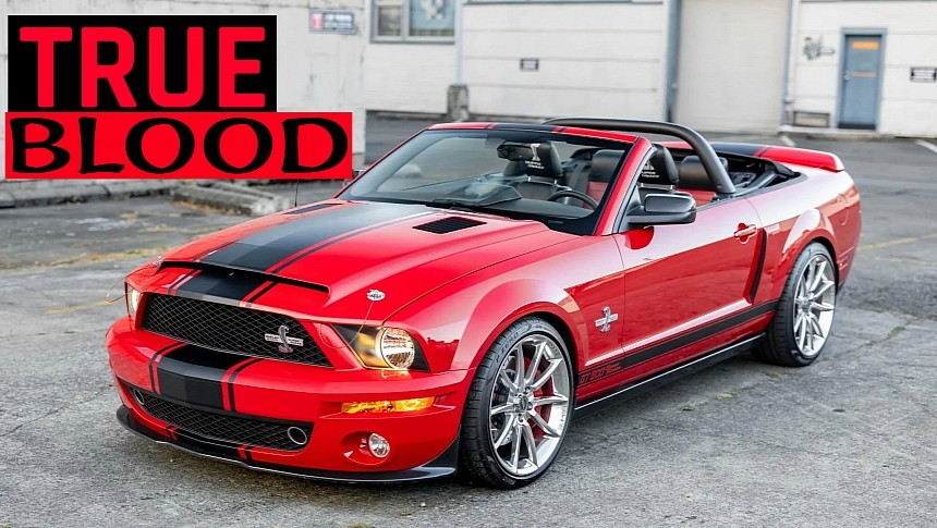 2008 Ford Mustang Shelby GT500 Super Snake Convertible getting auctioned off