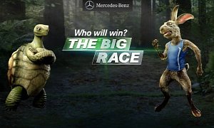 Tortoise Gets AMG GT to Humiliate Hare in Mercedes' Super Bowl Ad