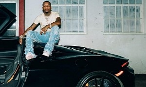 Tory Lanez Continues to Pose Sitting on His Cars, This Time, on His McLaren 720S