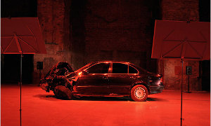 Totaled BMW Becomes Tragic Hero for Art Exhibit