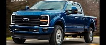 Tough 2024 Ford F-Series Super Duty Gets Imagined With Simplified Pickup Design