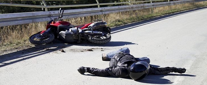Motorcycle crash simulation