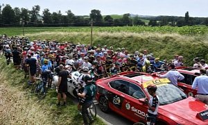 Tour de France 2018 Comes to a Stop as Riders Are Accidentally Hit with Tear Gas