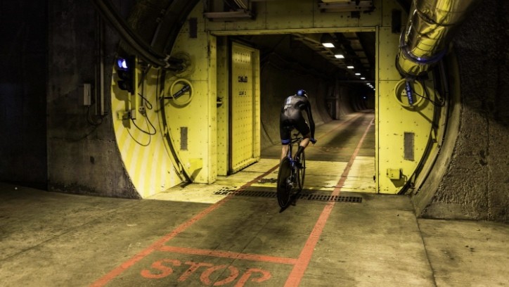 World's first cycle in Eurotunnel 