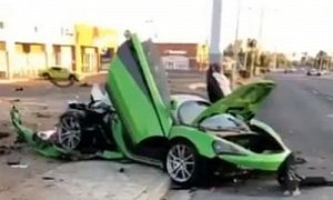 Tourist Rents McLaren 570S, Gets Drunk and Crashes, Kills Another Motorist
