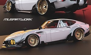 Toyota 2000GT Virtually Thrashes Classic Halo Status With Aggressive Wide Stance