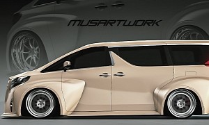 Toyota Alphard Gets West Coast Customs-Style Widebody to Entice JDM Soccer Moms