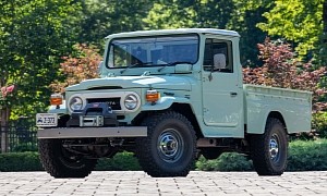 Toyota and Chevy Pickup Fans Could Reconcile in This 1973 FJ-45 Land Cruiser