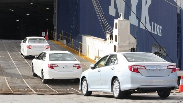 Toyota Camry being Exported