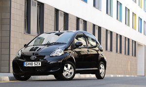 Toyota Aygo Black Released in the UK