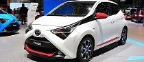 2018 Toyota Aygo Facelift Looks like It Didn't Catch Enough Sleep in Geneva