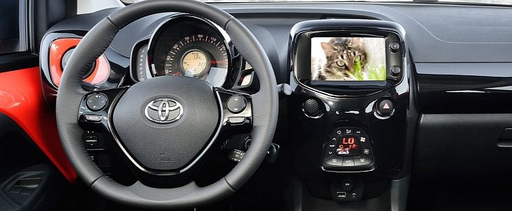 Toyota Aygo with Instagram