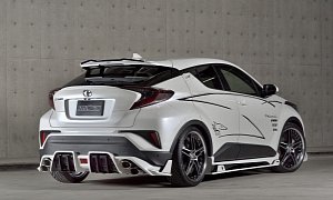 Overkill: Toyota C-HR 1.2 Turbo Gets Lexus IS F Quad Exhaust from Rowen