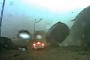 Toyota Camry Almost Crushed by Giant Rock