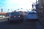 Toyota Camry Driver Struggles to Park. Good Guy Prius Driver Helps