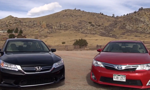 Toyota Camry vs Honda Accord in 0-60 MPH Hybrid Matchup by TFL Car