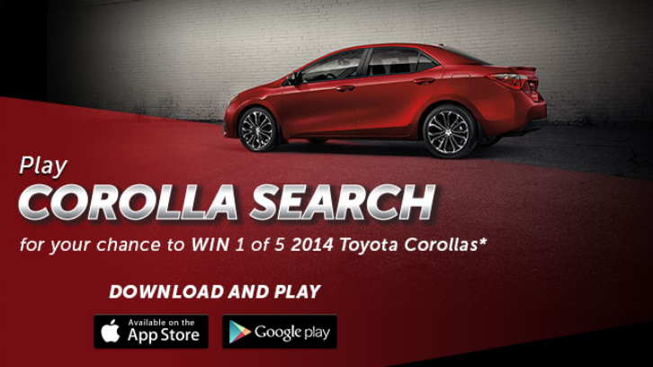 Toyota Corolla Contest 