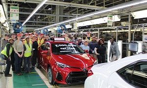 Toyota Celebrates One-Millionth Corolla Manufactured In Mississippi