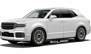 Toyota Century SUV Becomes a Luxury Coupe With Suicide Doors in New Digital Illustration